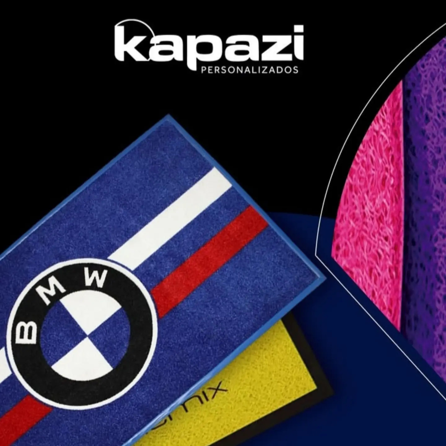 Amostra de tapetes personalizados Kapazi
